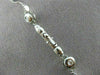 ESTATE 1.20CT DIAMOND 14KT WHITE GOLD FLOATING WAVE BY THE YARD NECKLACE #7219