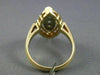 ANTIQUE .10CT DIAMOND 14KT WHITE & YELLOW GOLD 3 STONE ETOILE FLORAL RING #21030