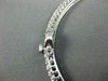 ESTATE NARROW 2.76CT DIAMOND 14KT WHITE GOLD ETERNITY BANGLE SIMPLY STUNNING!!