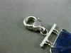 ESTATE WIDE & LONG 1.45CT DIAMOND & MULTI GEM 14KT WHITE GOLD 3D SQUARE BRACELET