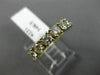 ESTATE 1.15CT DIAMOND 14KT YELLOW GOLD 3D 7 STONE WEDDING ANNIVERSARY RING #221