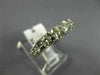 ESTATE 1.93CT DIAMOND 18K WHITE GOLD 3D FIVE STONE DOUBLE SIDED ANNIVERSARY RING