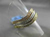 ESTATE .61CT DIAMOND 18KT WHITE & YELLOW & ROSE GOLD WAVE STACKABLE RING SET