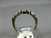 ESTATE .60CT ROUND & BAGUETTE DIAMOND 14KT WHITE GOLD 3D ANNIVERSARY RING #9498