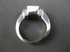 ESTATE WIDE .75CT DIAMOND 18KT WHITE GOLD INVISIBLE PRINCESS SQUARE RING #22114
