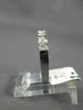 ESTATE .36CT DIAMOND 14KT WHITE GOLD 9 STONE SEMI BEZEL ANNIVERSARY RING #5456