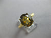 4.62CT DIAMOND & AAA SMOKY TOPAZ 18KT 2 TONE GOLD OVAL & ROUND LOVE RING #28200