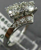 ANTIQUE LARGE 1.26CT OLD MINE DIAMOND PLATINUM WEDDING ANNIVERSARY RING #11141