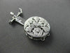 ANTIQUE .31CT DIAMOND 18KT WHITE GOLD ROUND FILIGREE PEARL LOCK AMAZING!! #11716