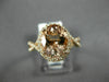 ESTATE LARGE 2.90CT DIAMOND & AAA MORGANITE 14KT ROSE GOLD OVAL ENGAGEMENT RING
