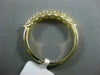 ESTATE .78CT DIAMOND 14KT YELLOW GOLD 3D SEVEN STONE WEDDING ANNIVERSARY RING