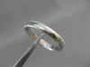 ESTATE 14KT WHITE GOLD MILGRAIN CLASSIC WEDDING ANNIVERSARY BAND RING 3mm #23246