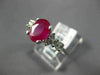 ESTATE 1.60CT DIAMOND & AAA OVAL CUT RUBY 14KT ROSE GOLD CLASSIC ENGAGEMENT RING