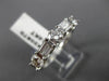 ESTATE 1.95CT ROUND & BAGUETTE DIAMOND 14K WHITE GOLD 3D ANNIVERSARY RING #20670