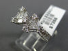 ESTATE 1.28CT DIAMOND 18KT WHITE GOLD 3D CLASSIC MULTI SHAPE TRIANGULAR FUN RING