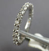 1.22CT DIAMOND 14KT WHITE GOLD 3D SHARED PRONG ETERNITY WEDDING ANNIVERSARY RING