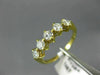 ESTATE .70CT DIAMOND 18K YELLOW GOLD FIVE STONE ANNIVERSARY RING E/F VVS #17264