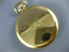 ANTIQUE LARGE TIFFANY & CO. SWITZERLAND 18KT YELLOW GOLD 3D POCKET WATCH #26596