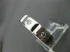 ESTATE WIDE .48CT DIAMOND 14K W GOLD SQUARE ETOILE ANNIVERSARY MENS RING #15429