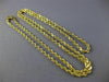 ESTATE LONG 14KT YELLOW GOLD 3D CLASSIC HANDCRAFTED ROPE CHAIN #MILANO035