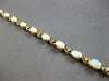 4.6CT DIAMOND & AAA OPAL 14KT YELLOW GOLD OVAL & ROUND ETERNITY BRACELET 28192