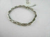ESTATE 4.45CT DIAMOND & SAPPHIRE 14KT WHITE GOLD 3 DIMENSIONAL TENNIS BRACELET