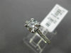 ESTATE .92CT DIAMOND 14KT WHITE GOLD 3D LUCIDA ROUND SOLITAIRE ENGAGEMENT RING