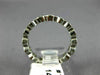 ESTATE 1.05CT DIAMOND 14K WHITE GOLD 3D ETERNITY WEDDING ANNIVERSARY RING #16998