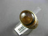 ESTATE MASSIVE 22.27CTW FANCY DIAMOND & AAA SMOKY TOPAZ 18KT YELLOW GOLD RING