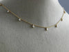 ESTATE .50CT DIAMOND 14KT ROSE GOLD 3D CLASSIC BY THE YARD FLOATING FUN NECKLACE