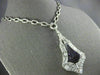 ANTIQUE EXTRA LARGE 38.0CT DIAMOND & AAA AMETHYST 18K WHITE GOLD LARIAT NECKLACE