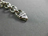 ESTATE LARGE 2.93CT DIAMOND & MULTI GEM 14K WHITE GOLD LUCKY BELL CHARM BRACELET