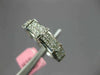 ESTATE .66CT DIAMOND 18KT WHITE GOLD ROUND & PRINCESS INVISIBLE ANNIVERSARY RING
