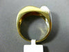 ANTIQUE .47CT DIAMOND & AAA RUBY 14K WHITE & YELLOW GOLD 3D COCKTAIL RING #18761