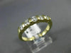 ESTATE .85CT DIAMOND 14KT YELLOW GOLD 5 STONE CHANNEL ANNIVERSARY RING #17425