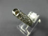 ESTATE .62CT DIAMOND 14KT WHITE GOLD 3D OVAL SEMI MOUNT ENGAGEMENT RING #18667