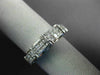 ESTATE .66CT DIAMOND 18KT WHITE GOLD ROUND & PRINCESS INVISIBLE ANNIVERSARY RING