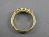 ESTATE .78CT PRINCESS DIAMOND ANNIVERSARY 14K YELLOW GOLD 3D WEDDING RING #16881