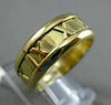 ESTATE TIFFANY & CO. 1995 18KT YELLOW GOLD ATLAS ROMAN NUMERALS RING BAND #25113