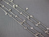 EXTRA LONG 2.20CT DIAMOND 14K WHITE GOLD 3D BY THE YARD CHANDELIER LOVE NECKLACE