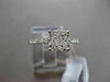 ESTATE .32CT DIAMOND 18KT WHITE GOLD CLUSTER FILIGREE PROMISE FRIENDSHIP RING