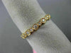 ESTATE .45CT ROUND DIAMOND 18KT ROSE GOLD 3D FILIGREE MILGRAIN ETERNITY RING 2mm