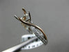ESTATE .17CT DIAMOND 14KT WHITE & ROSE GOLD INFINITY SEMI MOUNT ENGAGEMENT RING