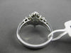 ESTATE .90CT DIAMOND & AAA TANZANITE 14KT WHITE GOLD CLUSTER COCKTAIL RING
