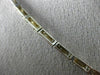 ESTATE 1.0CT DIAMOND 14KT WHITE GOLD 3D CLASSIC V SHAPED DROP NECKLACE #18873