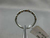 ESTATE .22CT ROUND & MARQUISE DIAMOND 14KT GOLD BEZEL SEMI ETERNITY WEDDING RING