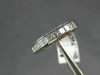 ESTATE .74CT DIAMOND 14K WHITE GOLD 3D FILIGREE WEDDING ANNIVERSARY RING #20013