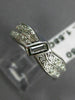 ANTIQUE 1.58CT OLD MINE DIAMOND PLATINUM DOUBLE WAVE ETERNITY FUN RING #18829