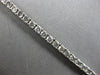 7.34CT SALT & PEPPER DIAMOND 14KT WHITE GOLD 3D ROUND ETERNITY TENNIS BRACELET