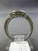 WIDE .92CT DIAMOND & AAA YELLOW SAPPHIRE 14KT WHITE GOLD 3D HALO ENGAGEMENT RING